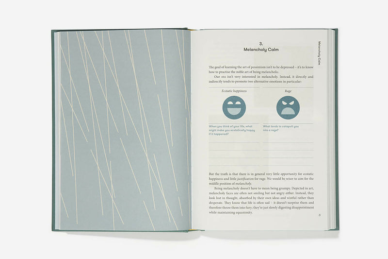 The Calm Workbook, The School of Life, stationery design