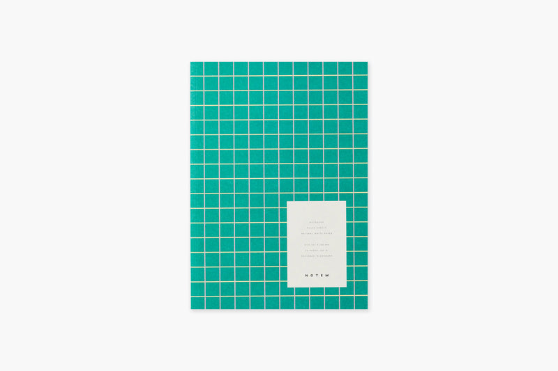 Vita Notebook – green, Notem, stationery design