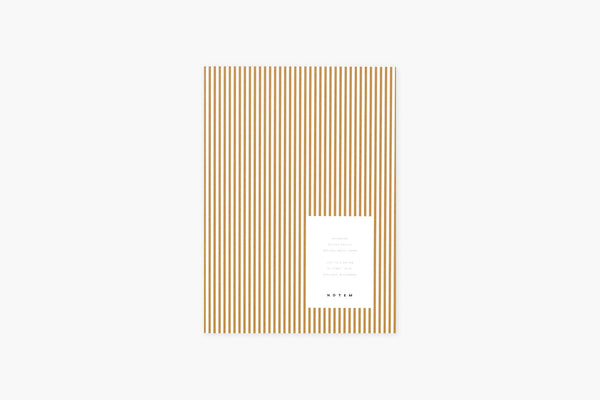 Vita Notebook – Ochre, Notem, stationery design