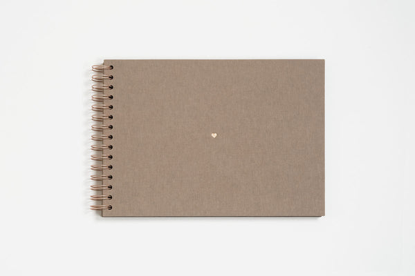 Photo Album "Heart" – Sepia, KAIKO, stationery design