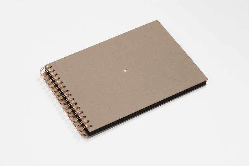 Photo Album "Heart" – Sepia, KAIKO, stationery design