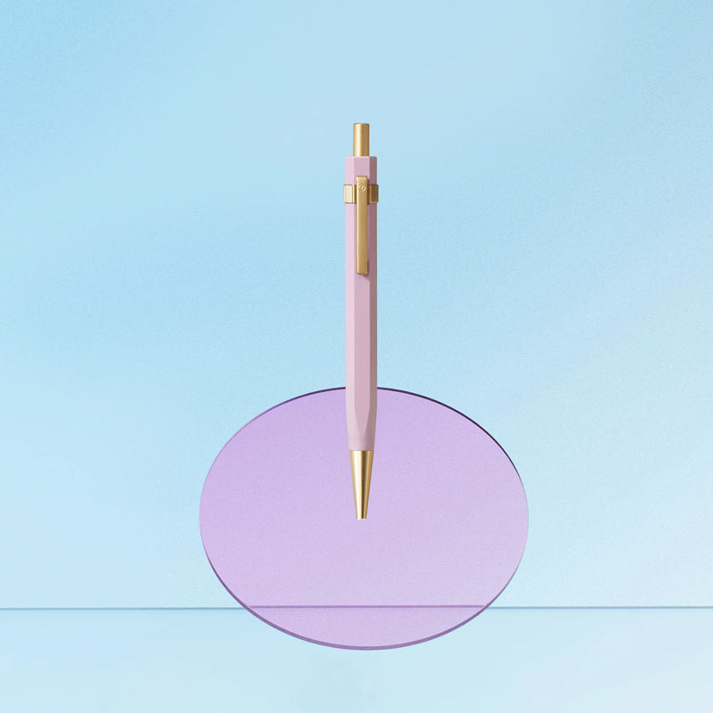 YSTUDIO Glamour Evolve Ocean Sustainable Ballpoint Pen – Evening Purple, Ystudio, stationery design