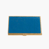 Brass Card Case URUSHI – blue, PICUS, stationery design