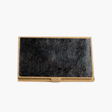 Brass Card Case URUSHI - black, PICUS, stationery design