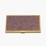 Brass Card Case URUSHI - brown, PICUS, stationery design