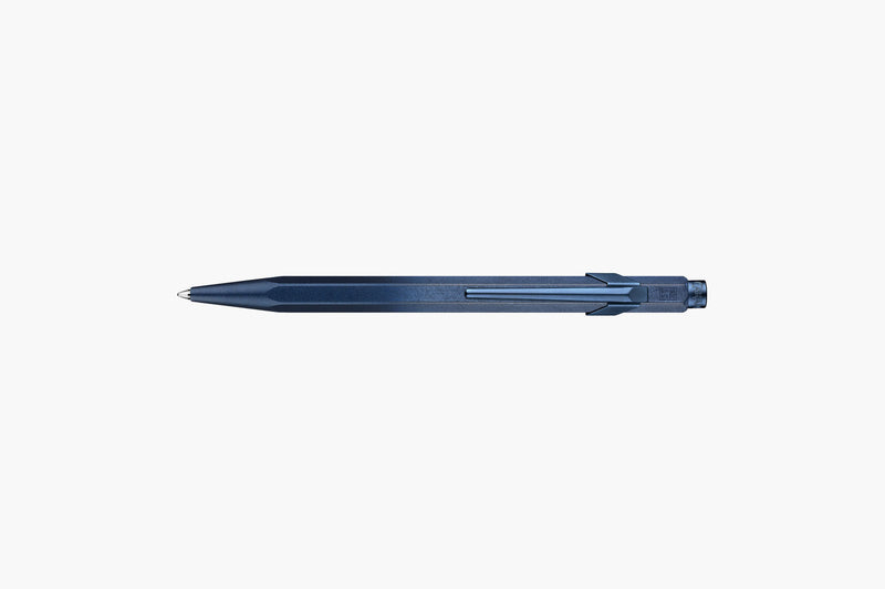 Caran d’Ache 849 Cosmic Blue Aluminium Ballpoint Pen – Blue, Caran d'Ache, stationery design