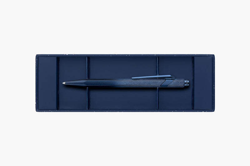 Caran d’Ache 849 Cosmic Blue Aluminium Ballpoint Pen – Blue, Caran d'Ache, stationery design