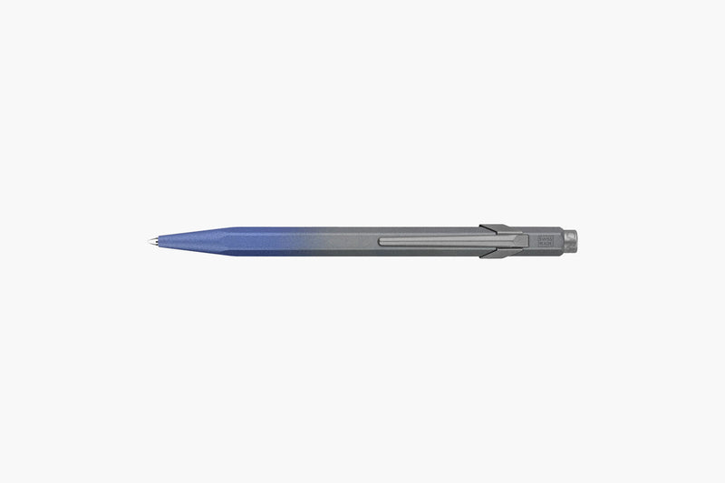 Caran d’Ache 849 Claim Your Style Aluminium Ballpoint Pen – Stormy Blue, Caran d'Ache, stationery design