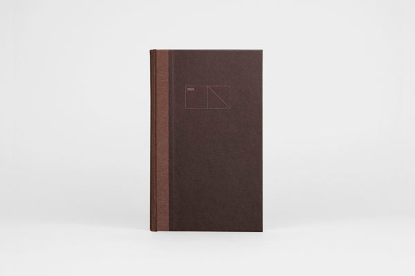 Copper 2026 Calendar – Chocolate, Papierniczeni, Calendar 2026, stationery design