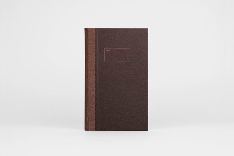 Copper 2026 Calendar – Chocolate, Papierniczeni, Calendar 2026, stationery design