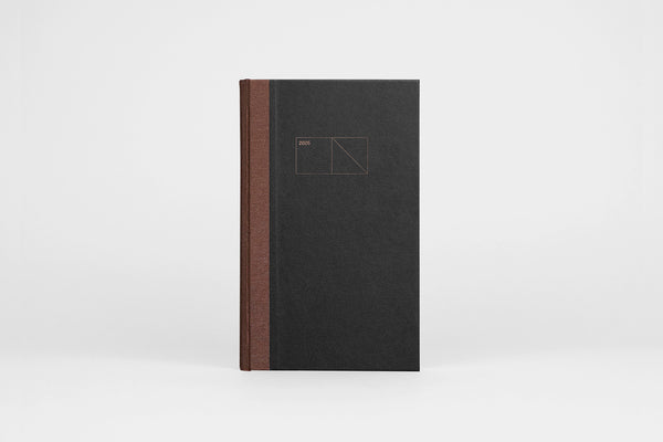 Copper 2026 Calendar - graphite, Papierniczeni, Calendar 2026, stationery design