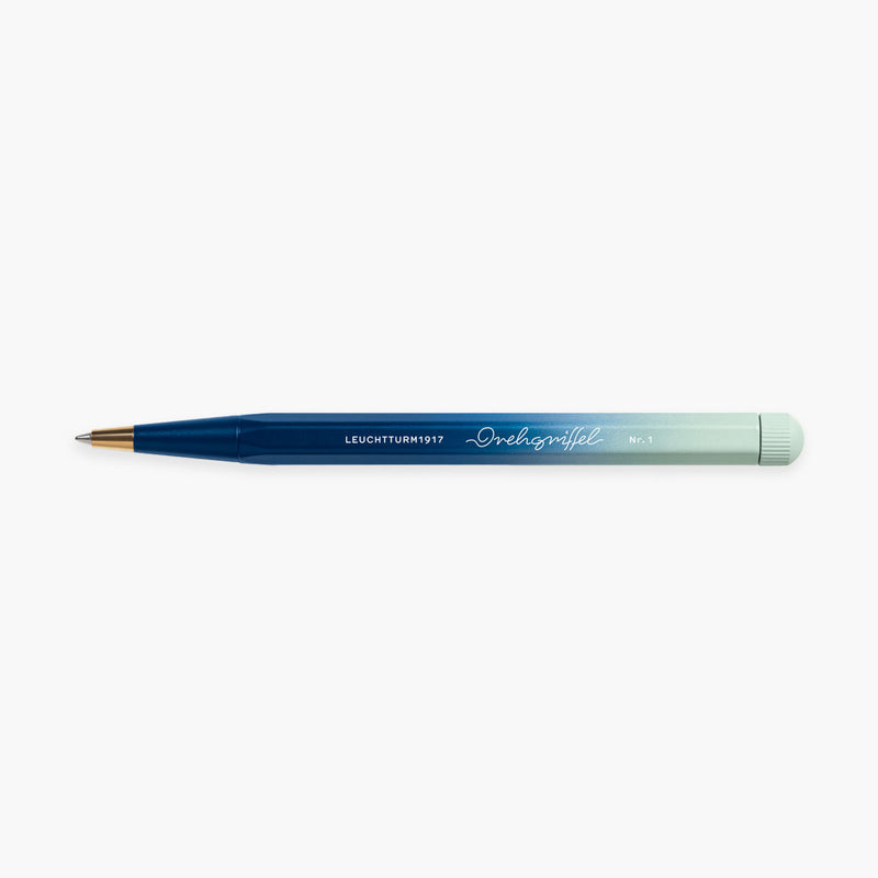 Drehgriffel Gradient Edition Ballpoint Pen Navy / Mint Green, Leuchtturm1917, stationery design