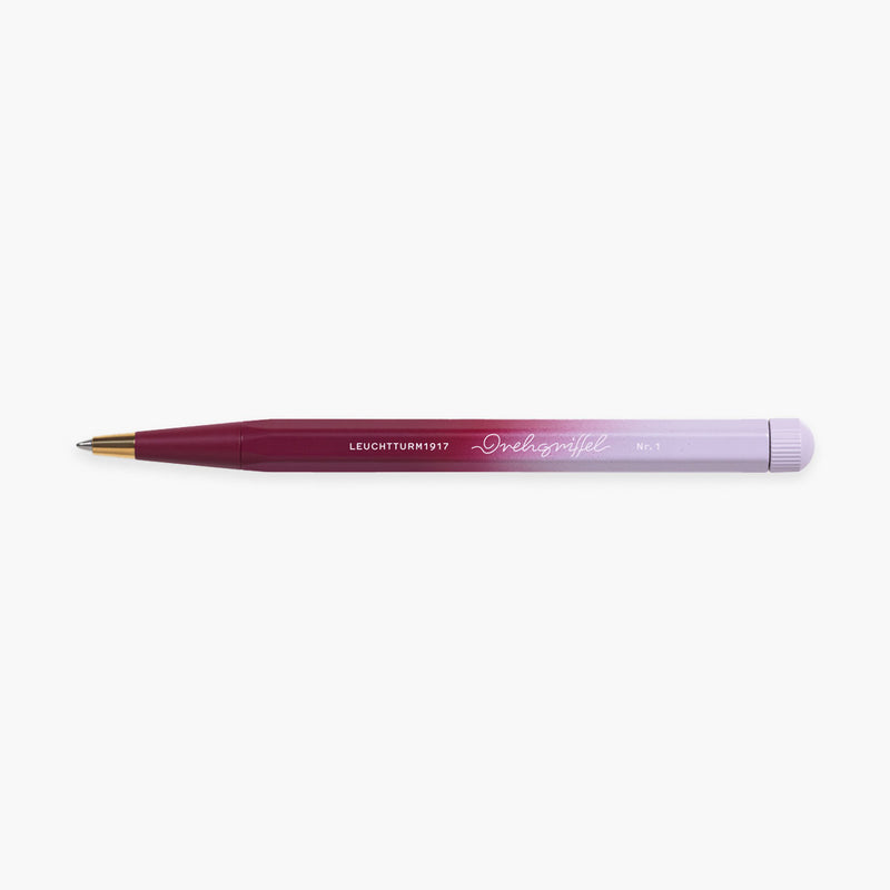 Drehgriffel Gradient Edition Ballpoint Pen Port Red / Lilac, Leuchtturm1917, stationery design