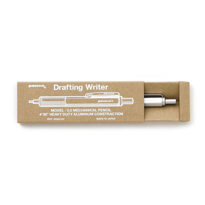 Drafting Ballpoint Pen – Silver, Penco, stationery design