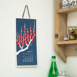 Echizen S Wall Calendar 2026 – Flower, Midori, stationery design