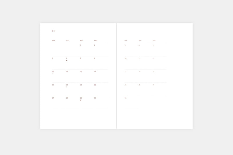 Everyday 2025 Daily Calendar, Papierniczeni, stationery design, 2025 calendar