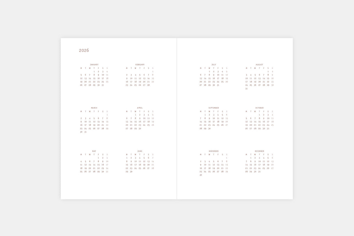 [PRESALE] Everyday 2027 Calendar – Ink