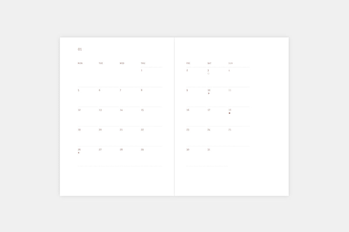 [PRESALE] Everyday 2027 Calendar – Ink