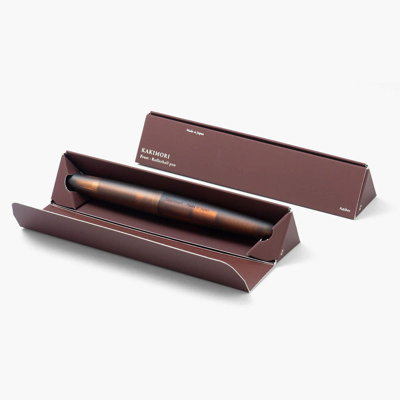 Kakimori Frost Fountain Pen – amber, Kakimori, stationery design
