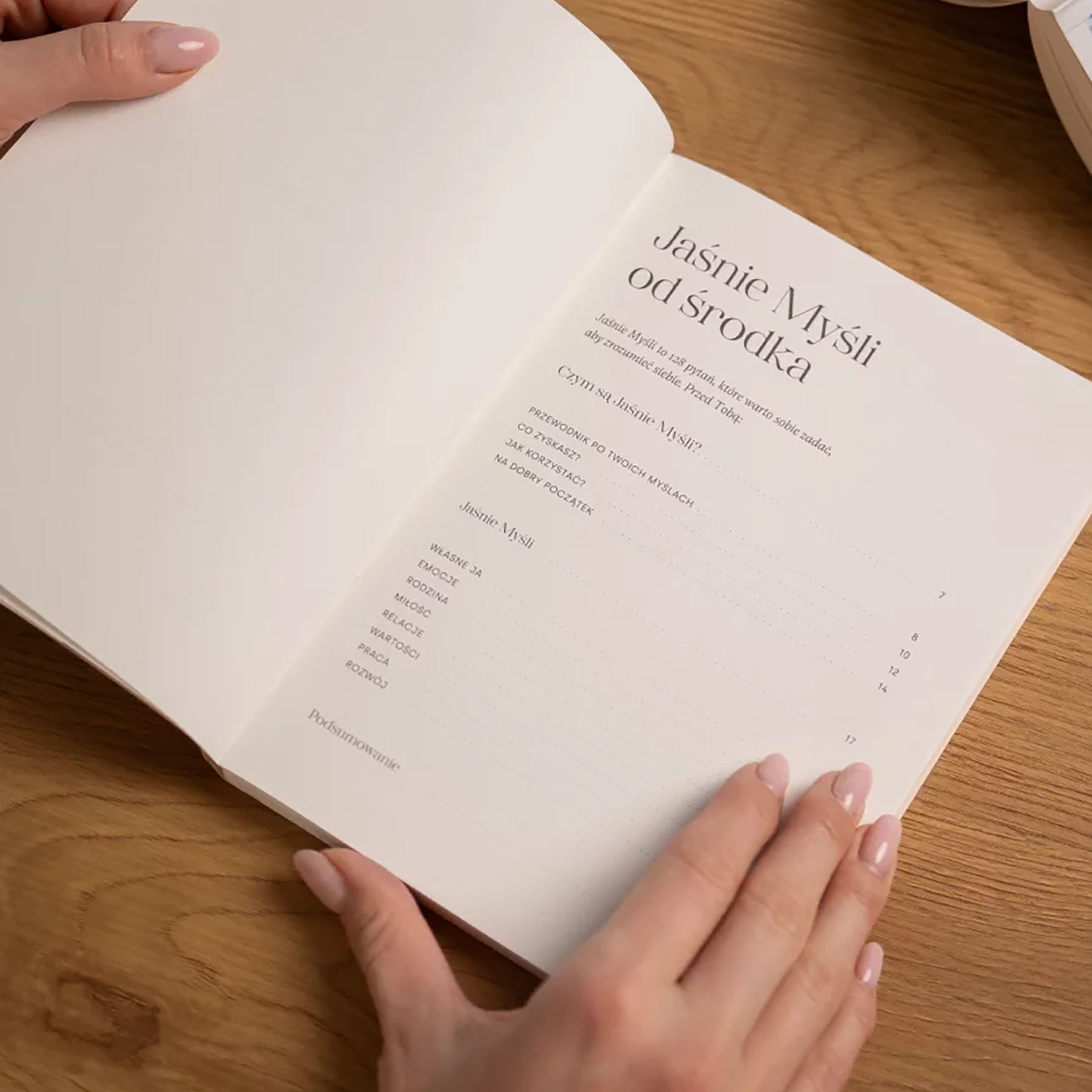 Dziennik Jaśnie Myśli – szałwiowy, Jaśnie Plan, papierniczy design