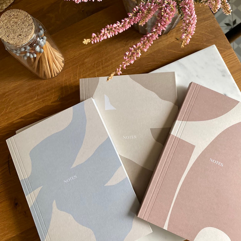 Dotted Notebook – Pink, Jaśnie Plan, stationery design
