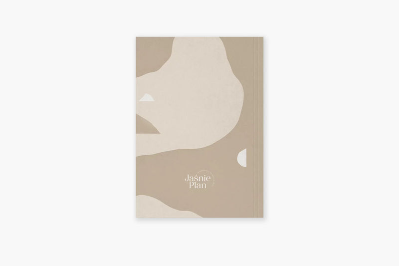 Dotted Notebook – Beige, Jaśnie Plan, stationery design