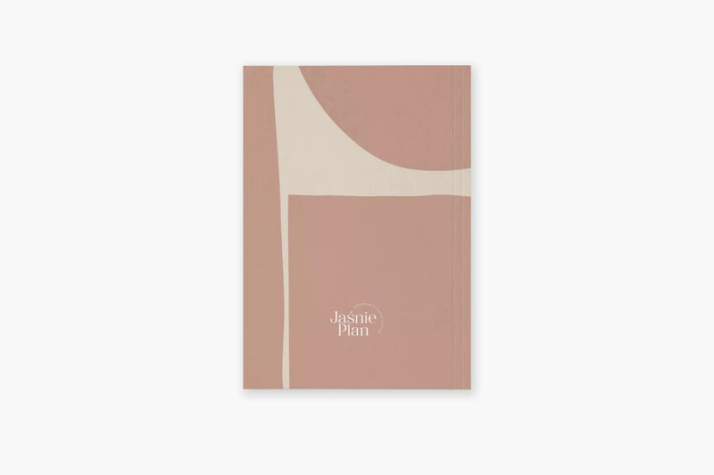 Dotted Notebook – Pink, Jaśnie Plan, stationery design