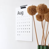 KAL – wall calendar 2024, Pragmatic Studio, Stationery design