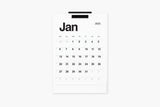 KAL – wall calendar 2025, Pragmatic Studio, Stationery design