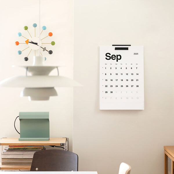 KAL – wall calendar 2025, Pragmatic Studio, Stationery design