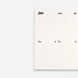 KAL – calendar 2025, Pragmatic Studio, stationery design