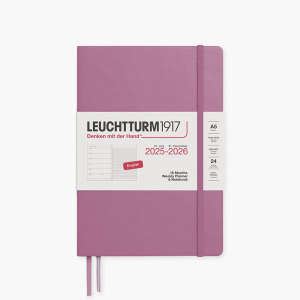 Leuchtturm1917 18-Month Calendar - Dusty Rose, Leuchtturm1917, stationery design