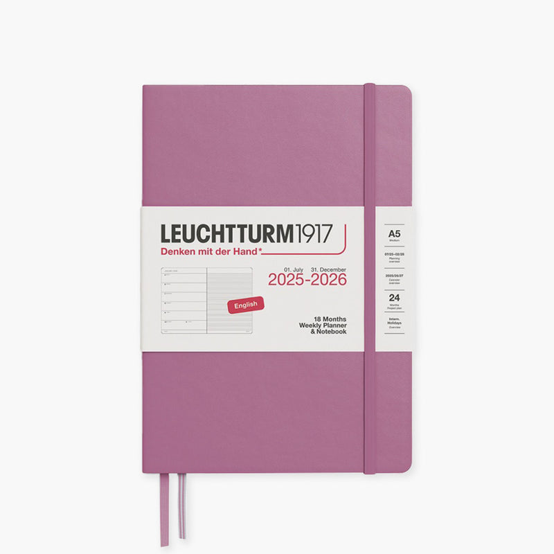 Leuchtturm1917 18-Month Calendar - Dusty Rose, Leuchtturm1917, stationery design