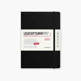 Leuchtturm1917 A5 Daily Planner 2027 in Black.