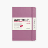 Leuchtturm1917 A5 Daily Planner 2027 in Dusty Rose.