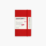 Leuchtturm1917 A6 Daily Planner 2027 in Red.