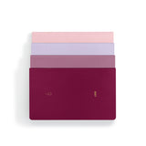 A 2027 quarterly planner consisting of four daily notebooks in a pocket-sized format.
