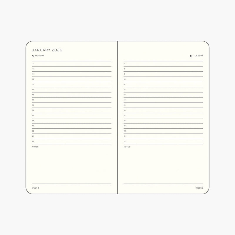 Leuchtturm1917 Daily Planner 2026 A6, Leuchtturm 1917, stationery design