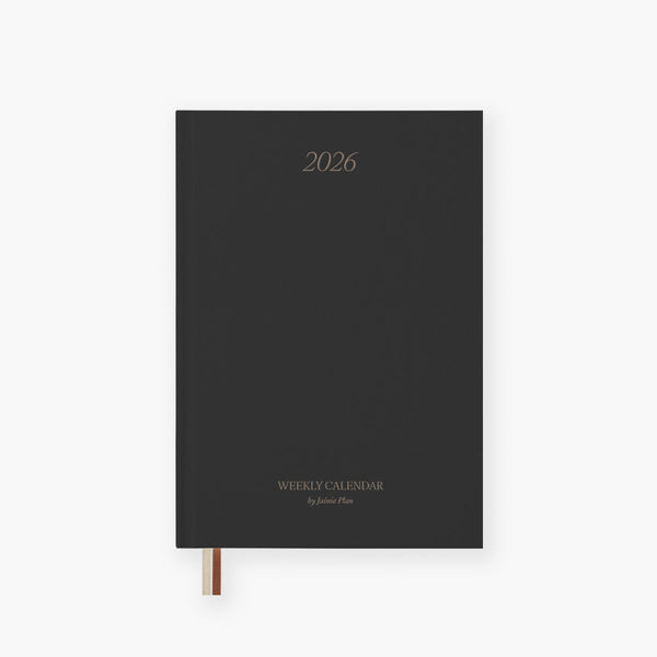 Jaśnie Plan Calendar 2026 – Graphite, Jaśnie Plan, stationery design