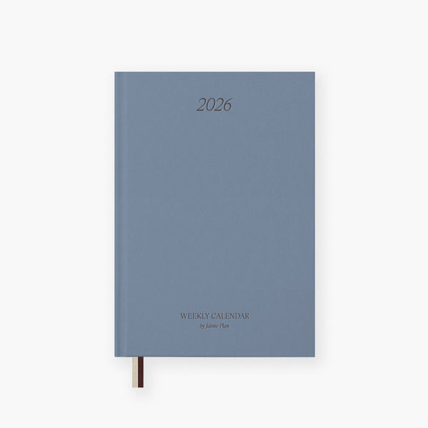 Jaśnie Plan Calendar 2026 – Blue, Jaśnie Plan, stationery design
