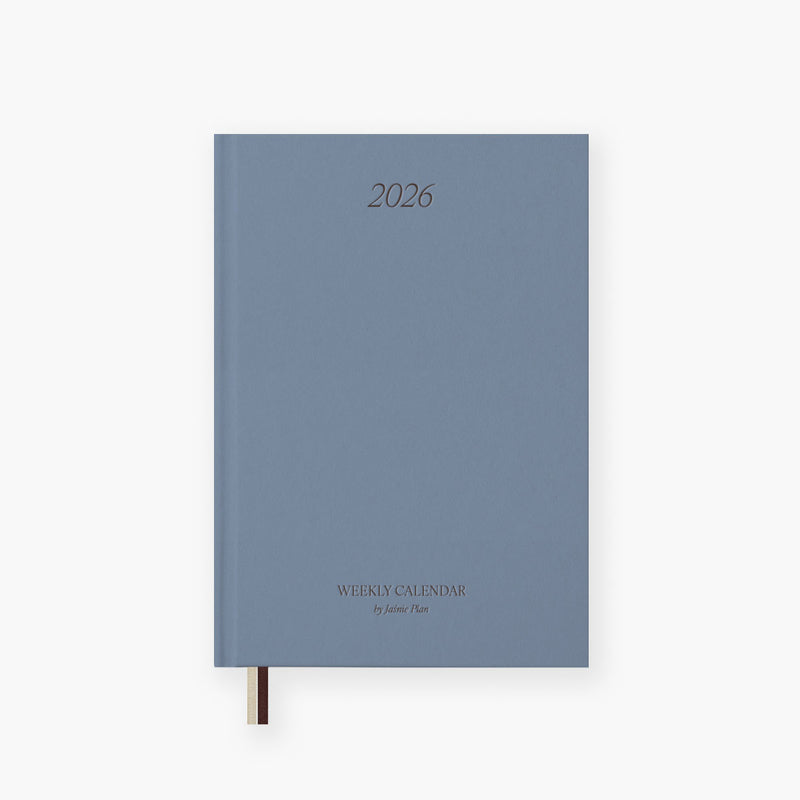 Jaśnie Plan Calendar 2026 – Blue, Jaśnie Plan, stationery design