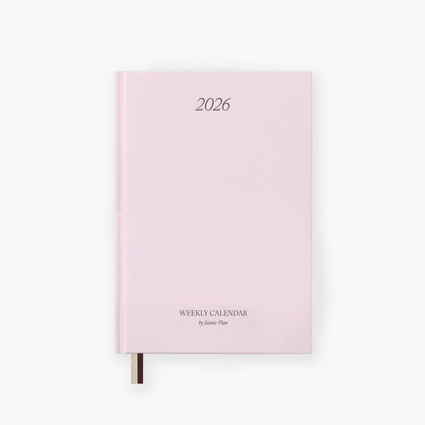 Jaśnie Plan Calendar 2026 – Pink, Jaśnie Plan, stationery design