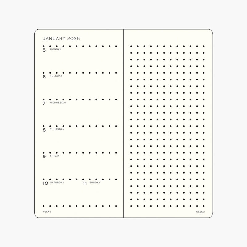 Leuchtturm1917 Weekly Planner 2026 Wallet, Leuchtturm1917, stationery design