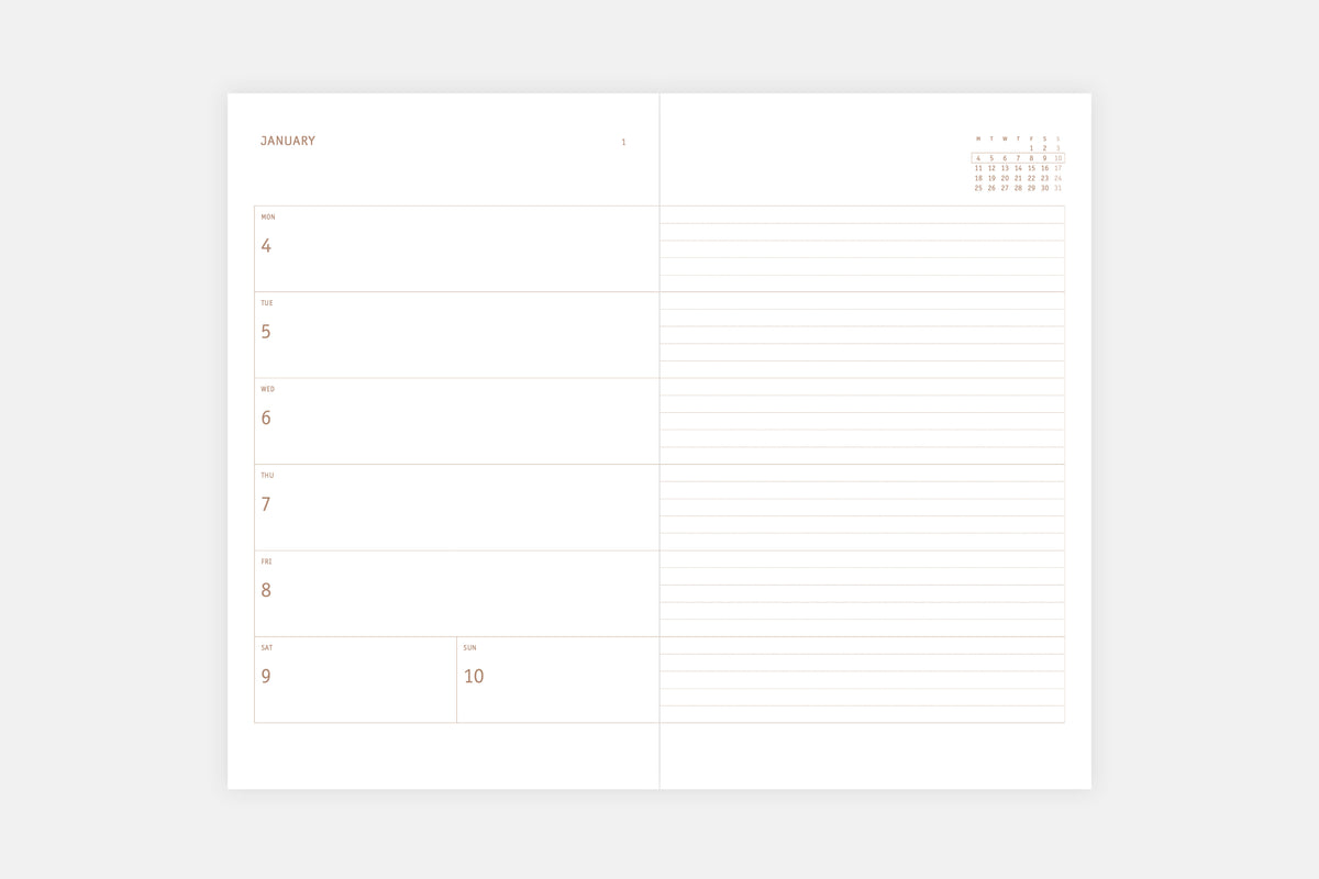 [PRESALE] Copper 2027 Softcover Calendar – Avocado