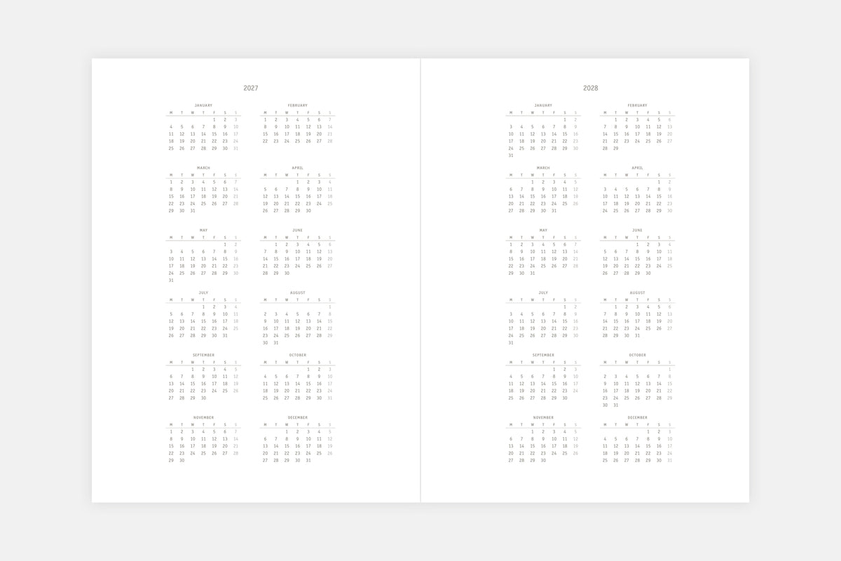 [PRESALE] KLASYK MMXXVII Calendar – Black