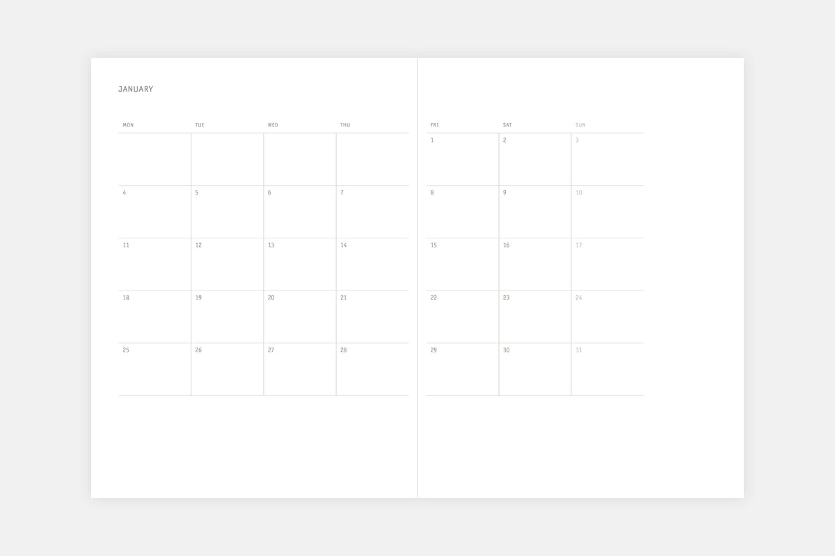 [PRESALE] KLASYK MMXXVII Calendar – Black