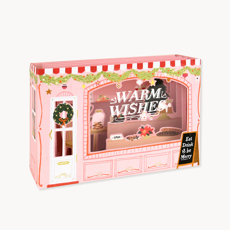 Pop-up Christmas Greeting Card – Festive Bakery, UWP Luxe, stationery design