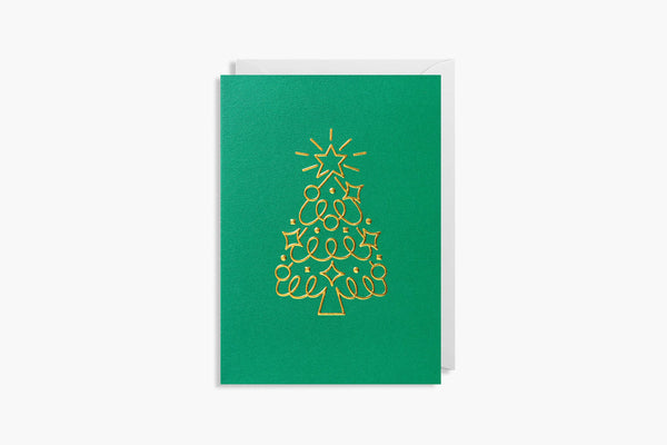 Christmas Greeting Card – Christmas tree, Lagom, stationery design