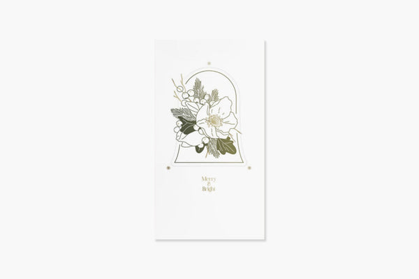 Pop-up Greeting Card – Christmas Rose