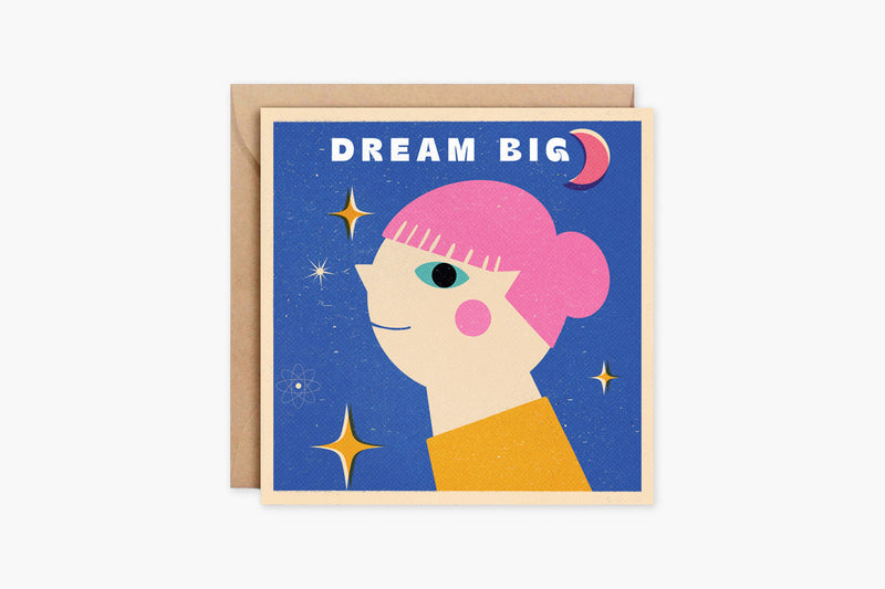 Greeting Card – Dream Big, MUKI Design, stationery design